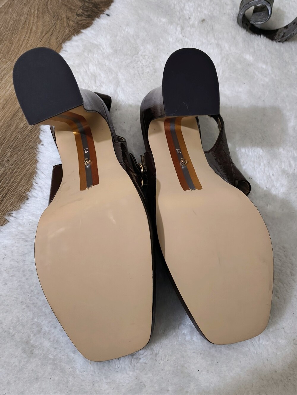 Sam Edelman Burgundy Slingback Mary Jane Pump NWOT - Picture 5 of 5